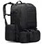 Тактический рюкзак 52л из ткани Oxford Черный - миниатюра 6