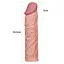 Насадка на пенис Lovetoy Pleasure 18.5 см телесный - миниатюра 6