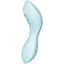 Вакуумний смарт-стимулятор із вібрацією Satisfyer Curvy Trinity 5+ Блакитний - мініатюра 5