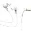 Провідні вакуумні навушники Hoco M86 Oceanic universal earphones with mic, 3.5mm, 1.2m, white - мініатюра 1