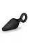 Анальная пробка Anal Adventures Platinum Loop Plug Large 13.3 см (черный) - миниатюра 2