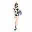 Фигурка FuRyu Оверлод Альбедо Overlord Albedo Mini Dress Cow Print Ver 22 см F O A MD 22 2 - миниатюра 2