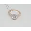 Золотое кольцо Харьковская ювелирная фабрика с фианитами Swarovski. 80512-СВ 18,5 - миниатюра 5