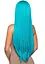 Парик Leg Avenue 33″ Long straight center part wig turquoise - миниатюра 2