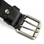 Ремінь чоловічий шкіряний чорний з двома язичками JK-4075 (125 см) - мініатюра 3