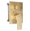 Душова система Rea Moby brushed gold + BOX прихованого монтажу REA-P2403, Золотий - мініатюра 3
