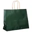 Подарочный пакет Yiwu 31х12х25 см крафтовый 12 штук зеленый HP-10359-2GR - миниатюра 2