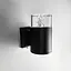 Фасадний циліндричний світильник з ефектом крапель | Line F | Арт. 8701 BK - мініатюра 2
