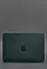 Шкіряний чохол BlankNote для MacBook 14 дюйм Зелений Crazy Horse - мініатюра 3