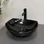 Умивальник VBI Ronta темно-чорний глянцевий накладний VBI-017301, Чорний - мініатюра 2
