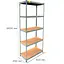 Металевий стелаж Emby Light Series (розмір 2400х900x450мм) 5 полиць ДСП до 100кг Оцинкований - мініатюра 2