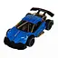 Автомобиль на радиоуправлении голубой KS Drive Extreme Racing (SL-8213ARHB) - миниатюра 1