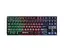 Клавиатура Real-El Gaming 8710 TKL Backlit, черный, USB, мембранная, подсветка, металлическая основа, 87 кнопок - миниатюра 1