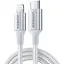 Кабель Ugreen USB 2.0 Type-C M-Lightning M, 1 м, (20V/3A), (60W) Білий, US304 - мініатюра 1
