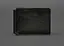 Кожаное портмоне 13.0 зажим черный краст - миниатюра 1