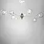 Белая люстра с поворотными веточками на 9 плафонов Line.F K 21/9 WT+CL new - миниатюра 6