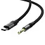 Аудіо кабель Aux Acefast J11 (Type-C to AUX 3.5mm plug) (1m) Black - мініатюра 4