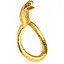 Эрекционное кольцо Master Series Cobra King Golden Cock Ring - миниатюра 1