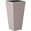 Горщик для квітів Form-Plastic Sahara slim квадро-30 33 л бежевий (3950-051) - мініатюра 1