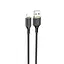 Кабель Hoco Lightning Goldentop charging data cable X95, 1 м чорний - мініатюра 1
