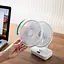 Вентилятор настольный беспроводной GXQC D606Y белый - миниатюра 4