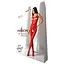 Бодистокинг с доступом к интимным местам Passion BS078 red One size - миниатюра 4