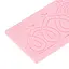 Силиконовый кондитерский фактурный коврик для гибкого айсинга и мастики 16.7х7 см, Kitchen Master Розовый 86713 - миниатюра 3