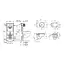 Комплект 4 в 1: Инсталляция Grohe Rapid SL 3 в 1 38772001 + Унитаз безободочный Kroner Oker WHI533536 RIMLESS с сиденьем Slim Duroplast / Soft-close / Quick relase KO533536WHIR (3877300 - миниатюра 2