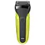 Электробритва Braun Series 3, 300s Black/Green мужская - миниатюра 1