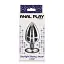 Анальна пробка Anal Play Starlight Booty Jewel Large 9.5 см (сріблястий) - мініатюра 3