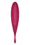 Вакуумний кліторальний стимулятор з вібрацією Satisfyer Twirling Pro+ червоний - мініатюра 5