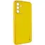 Чехол Epik кожаный Xshield для Samsung Galaxy A14 4G/5G Желтый/Yellow - миниатюра 2
