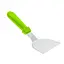 Шпатель скребок лопатка для теста из нержавеющей стали с пластиковой ручкой 25 см, Kitchen Master Салатовый 85286 - миниатюра 8