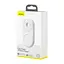 Бездротовий зарядний пристрій Baseus Planet 2in1 cable winder+wireless charger EU White - мініатюра 2