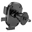 Автотримач для телефона HOCO H18 Mighty one-button car holder(air outlet) Black - мініатюра 5