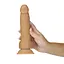 Фалоімітатор Addiction Dual Density Silicone Dildo Caramel 8″, присоска, діаметр 4,3 см, вібропуля - мініатюра 6