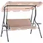 Садова гойдалка Garden Line Vip beige 170 x 110 x 153 см - мініатюра 1
