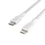 Кабель Belkin USB-С - Lightning, BRAIDED[2m, white] - миниатюра 2