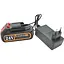 Аккумуляторная цепная электрическая пила Voltronic Chain Saw Mini  для обрезки деревьев и распиловки дров 15 см 24V зарядное устройство + аккумулятор - миниатюра 2