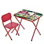 Дитячий столик складаний зі стільчиком M 5968-3 червоний - мініатюра 1