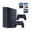 Консоль Sony PlayStation 4 PRO 1TB CUH 72 Black обслугована + 2 Геймпада бездротових DualShock 4 + коробка + 2 гри + гарантія б/в - мініатюра 1