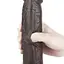 Фаллоимитатор LoveToy Sliding Skin 24 см коричневый - миниатюра 15
