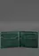 Кожаный портмоне 13.0 зажим Зеленый Crazy Horse - миниатюра 5