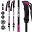 Трекинговые палки Mountain Goat Peak+ 65-135 см Black/Pink (P-5905973404648) - миниатюра 2