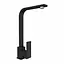 Змішувач для кухні Platinum 179 NES (3007) чорний металік Чорний - мініатюра 1