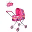 Коляска для ляльки, метал, 73x64x36 см, висота до ручки 61 см - мініатюра 1