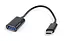 Кабель USB AF-Type-C, 20 см, черный, Cablexpert (A-OTG-CMAF2-01) - миниатюра 1