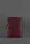 Шкіряна обкладинка для паспорта 3.0 бордова - мініатюра 5