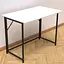 Стіл розкладний Моріс Ferrum-decor 750x1000x600 Чорний метал ДСП Біле 16 мм (FRD-104669) - мініатюра 7