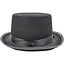 Шляпа Цилиндр черный - миниатюра 3